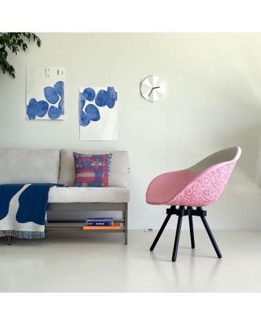 Poltrona Design GRAVÊNE 7.0 - Bianco e rosa Maximum Paris moderna da interno allattamento