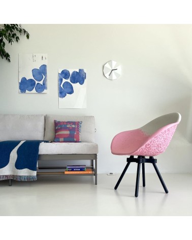 Poltrona Design GRAVÊNE 7.0 - Bianco e rosa Maximum Paris moderna da interno allattamento