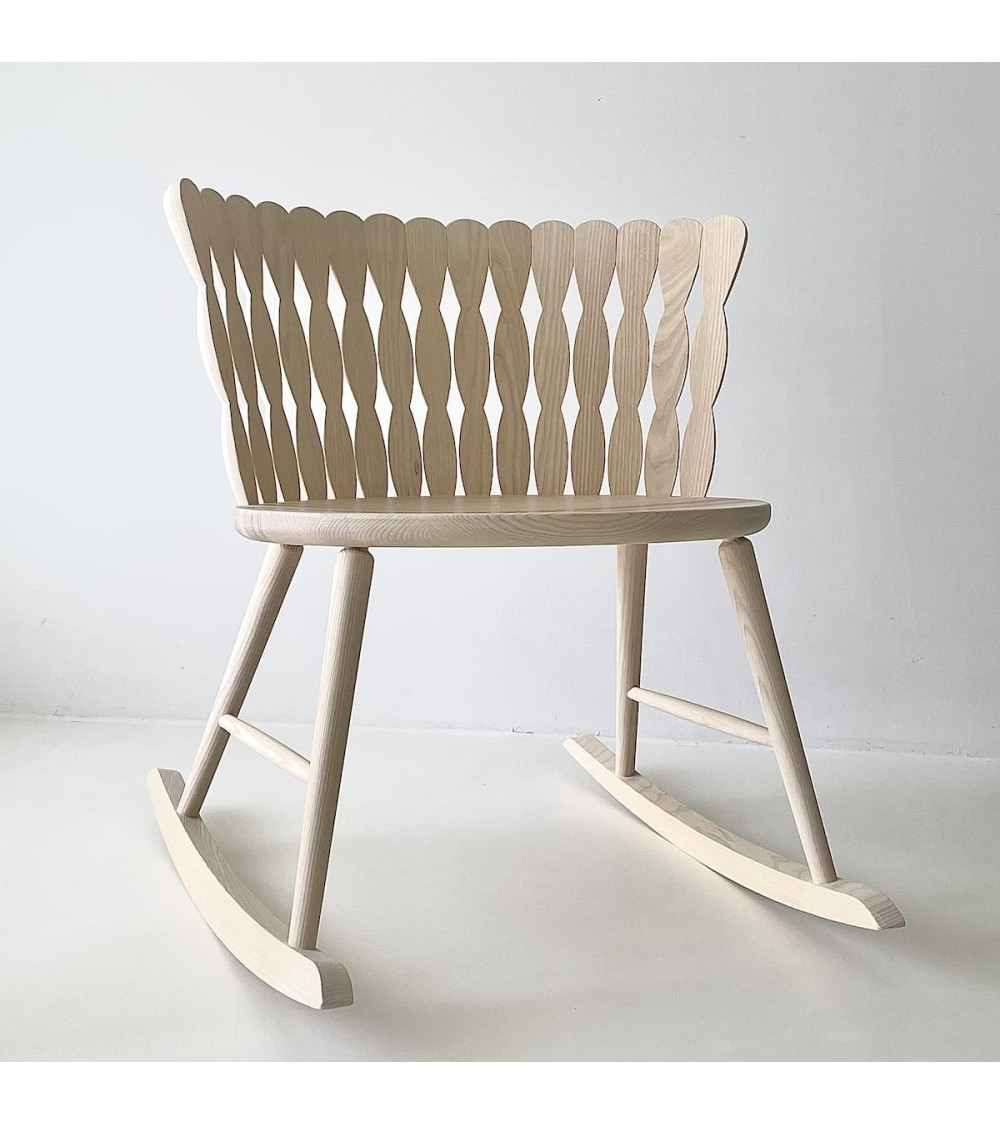 SPIRA Rocking Chair Ash - Fauteuil à bascule design MYLHTA relaxant confortable allaitement maison salon