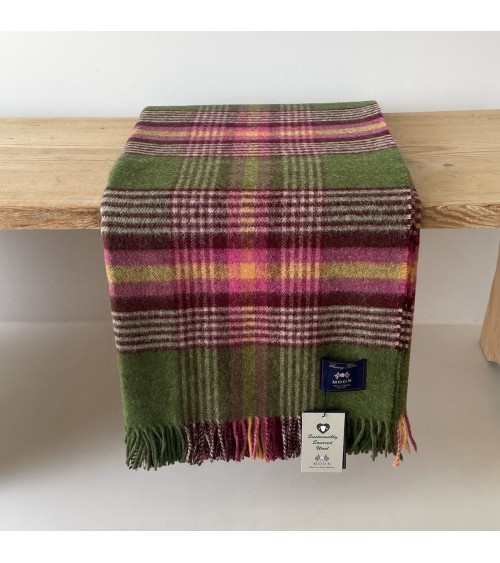 Christchurch Apple - Coperta di pura lana vergine Bronte by Moon plaid per divano in lana coperta morbida letto matrimoniale ...