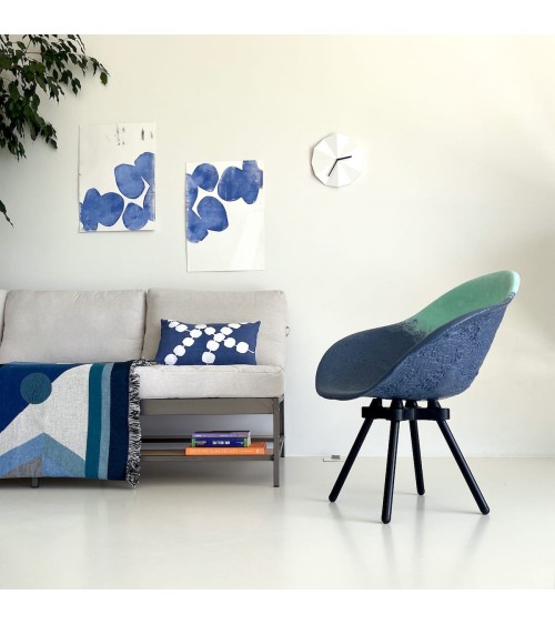 Space Odyssey Neptune - Woven cotton blanket House of Hopstock best cozy soft throws and blankets for sofa