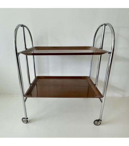 ADT Dinett - Carrello portavivande vintage kitatori mobili Oggetto di design vintage svizzera