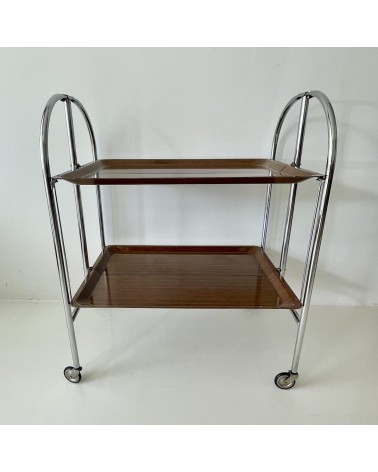 ADT Dinett - Carrello portavivande vintage kitatori mobili Oggetto di design vintage svizzera