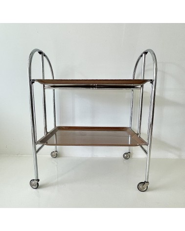 ADT Dinett - Carrello portavivande vintage kitatori mobili Oggetto di design vintage svizzera