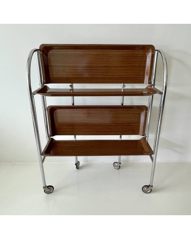 ADT Dinett - Vintage Folding Serving Trolley kitatori switzerland vintage furniture design classics