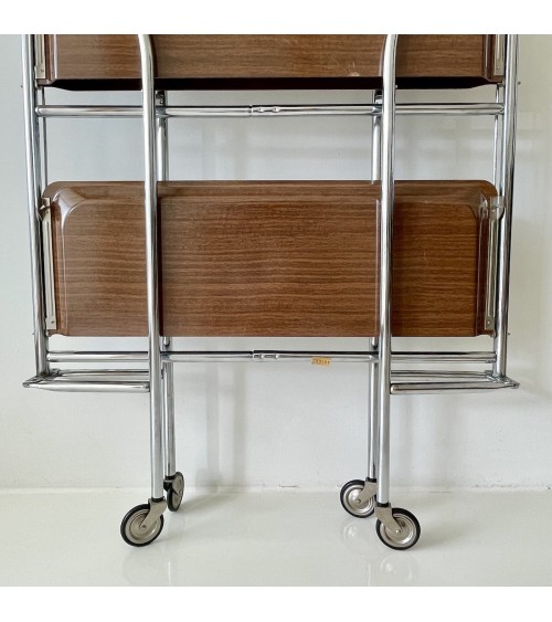 ADT Dinett - Carrello portavivande vintage kitatori mobili Oggetto di design vintage svizzera