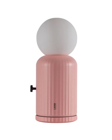 Skittle Lamp - Rosa - Lampada da tavolo senza fili Lund London Lampade led design moderne salotto