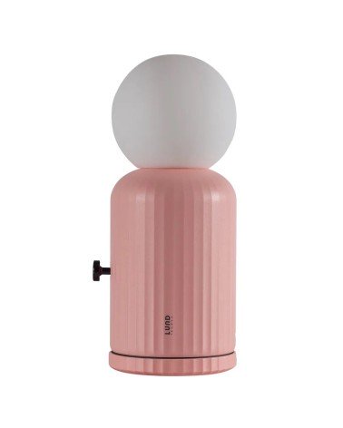 Skittle Lamp - Pink - Cordless table lamp Lund London light for living room bedroom kitchen original designer