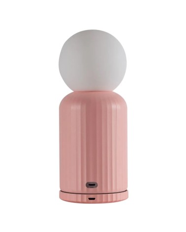 Skittle Lamp - Rosa - Lampada da tavolo senza fili Lund London Lampade led design moderne salotto