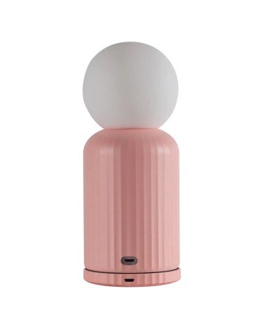 Skittle Lamp - Pink - Cordless table lamp Lund London light for living room bedroom kitchen original designer