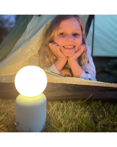 Skittle Lamp - Noir - Lampe de table sans fil Lund London a poser de nuit led moderne originale design suisse
