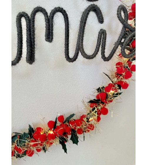 Christmas Wreath Holly and berry - Fairy light Melanie Porter 2024 christmas decorations xmas tree decorations