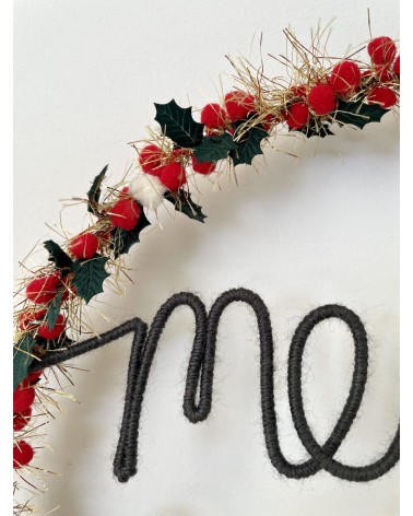 Christmas Wreath Holly and berry - Fairy light Melanie Porter 2024 christmas decorations xmas tree decorations