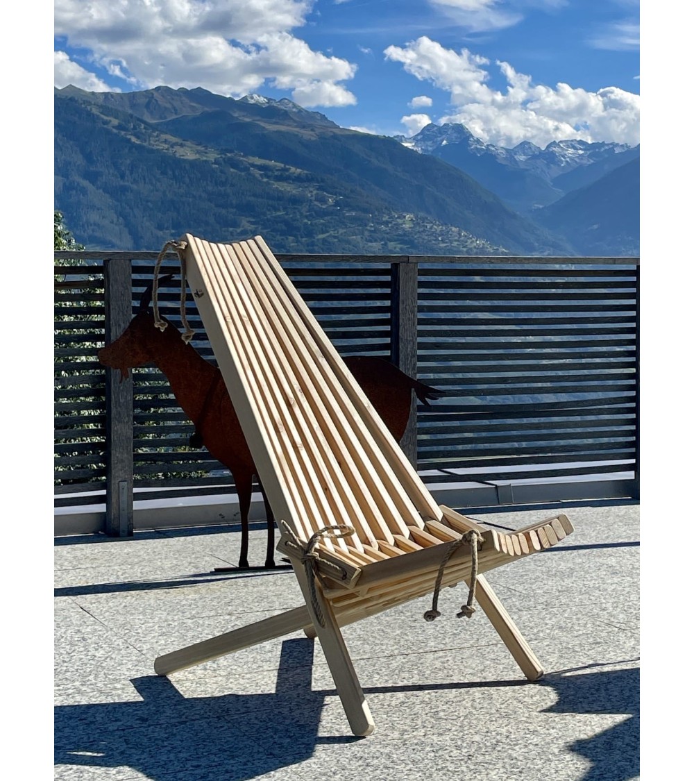EcoChair Lärche - Garten Liegestuhl EcoFurn klappbar gartensessel klappliegestuhl wetterfest kaufen