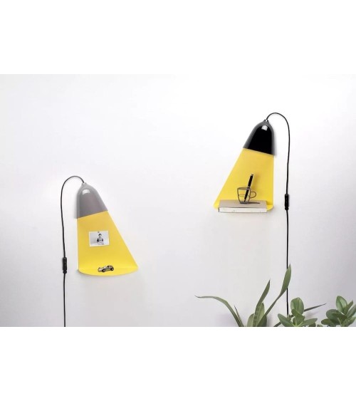 Light shelf - Gris Sideral - Applique murale & lampe de table ilsangisang design lampe de chevet murale originale intérieur