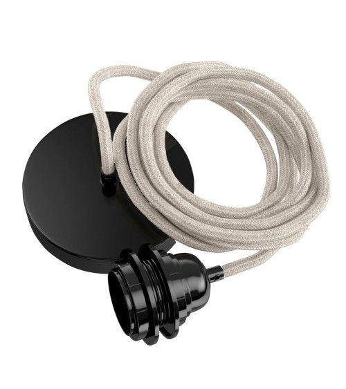 HANG-1 Linen - Pendant light, ceiling light kit Hoopzi