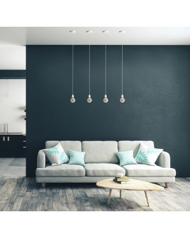 HANG-1 Linen - Pendant light, ceiling light kit Hoopzi