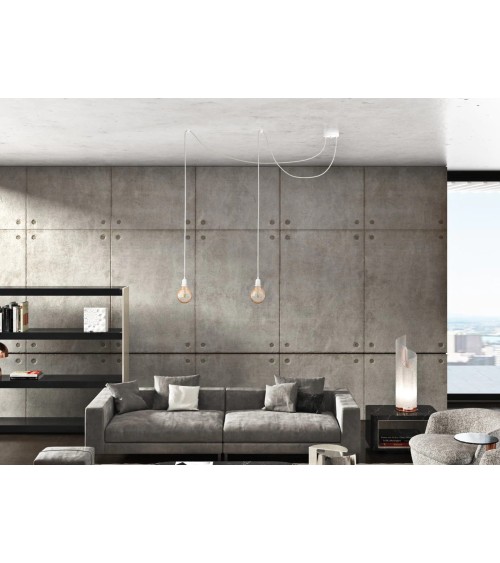 HANG-2 Lin - Lampe suspension luminaire, plafonnier 2 fils Hoopzi Kitatori Suisse