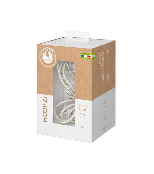 HANG-2 Linen - 2 light Pendant lighting, ceiling light kit Hoopzi