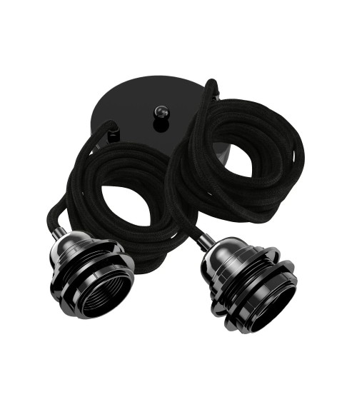 HANG-2 Lin - Lampe suspension luminaire, plafonnier 2 fils Hoopzi Kitatori Suisse