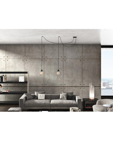 HANG-2 Leinen - Hängelampe, Pendelleuchte 2 flammig Hoopzi Kitatori Schweiz kaufen