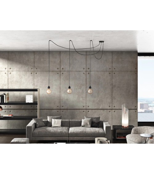 HANG-3 Lino - Lampada a sospensione 3 luci, lampada da soffitto Hoopzi