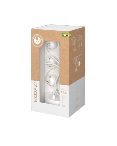 HANG-3 Lino - Lampada a sospensione 3 luci, lampada da soffitto Hoopzi