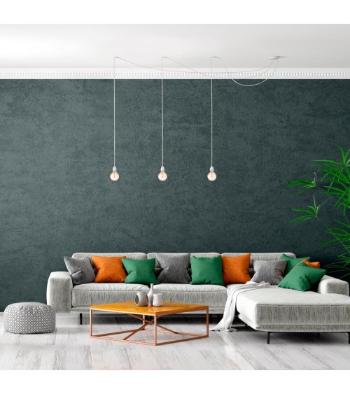HANG-3 Lino - Lampada a sospensione 3 luci, lampada da soffitto Hoopzi