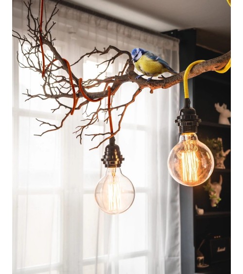 BALA Linen - Plug in Pendant Light kit Hoopzi