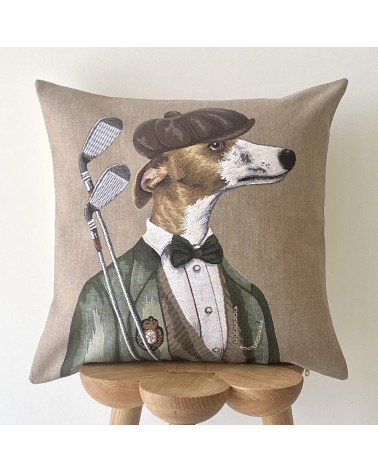 Greyhound caddy master - Cushion cover Yapatkwa decorative accent throw pillows cases sofa original