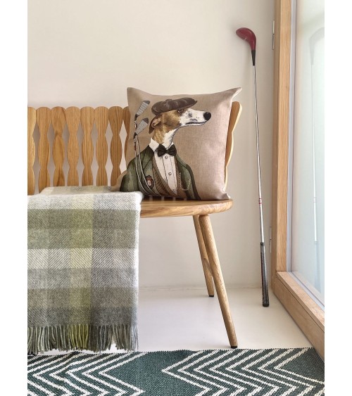 Greyhound caddy master - Cushion cover Yapatkwa decorative accent throw pillows cases sofa original