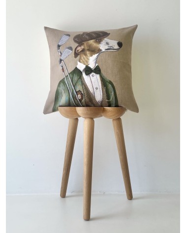 Greyhound caddy master Golf - Cushion cover Yapatkwa decorative accent throw pillows cases sofa original