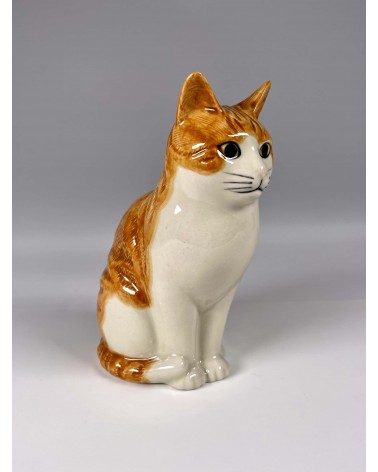 Vaso da fiori piccolo Gatto - Squash Quail Ceramics vasi eleganti per interni per fiori decorativi design kitatori svizzera
