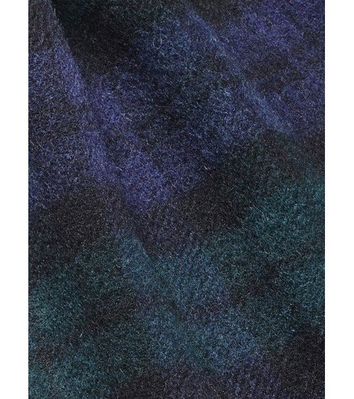 BLACK WATCH - Tartan Merino wool scarf Bronte by Moon scarves man mens women ladies male neck winter scarf