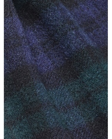 BLACK WATCH - Tartan Merino wool scarf Bronte by Moon scarves for women mens scarf Kitatori Switzerland