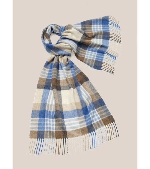 NEWSHAM Aqua XL - Oversized Merino wool scarf Bronte by Moon scarves man mens women ladies male neck winter scarf