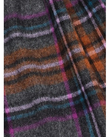 OTLEY Charcoal XL - Oversized Merino wool scarf Bronte by Moon scarves man mens women ladies male neck winter scarf