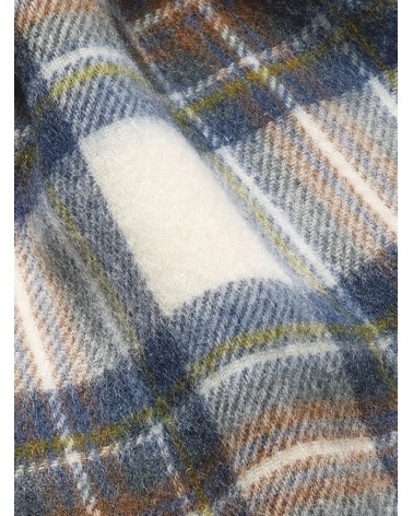 Muted Blue Stewart - Sciarpa di lana merino Bronte by Moon sciarpe da uomo per donna donne bambino