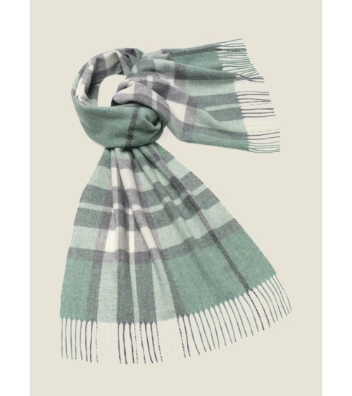 Westminster Mint Green XL - Large Merino wool scarf Bronte by Moon scarves man mens women ladies male neck winter scarf