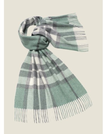 Westminster Mint Green XL - Large Merino wool scarf Bronte by Moon scarves man mens women ladies male neck winter scarf