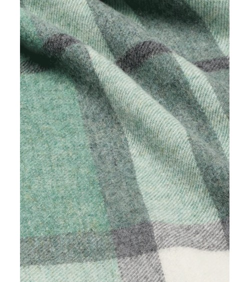 Westminster verde menta XL - Sciarpa di lana merino Bronte by Moon sciarpa inglese per donna da uomo per donna sciarpe di lan...