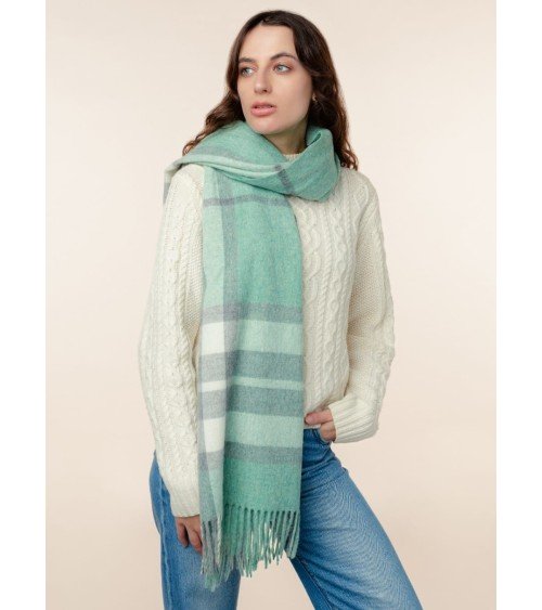 Westminster Mint Green XL - Large Merino wool scarf Bronte by Moon scarves man mens women ladies male neck winter scarf