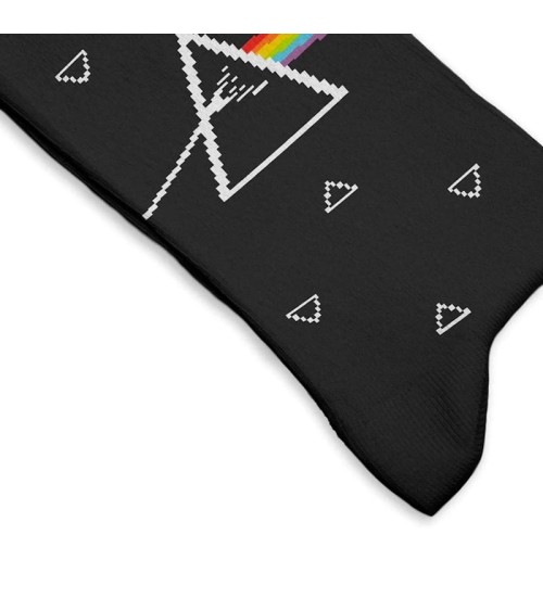 Dark Side of the Moon - Chaussettes Sock affairs - Music collection jolies chausset pour homme femme fantaisie drole originales