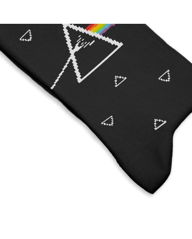 Dark Side of the Moon - Chaussettes Sock affairs - Music collection jolies chausset pour homme femme fantaisie drole originales