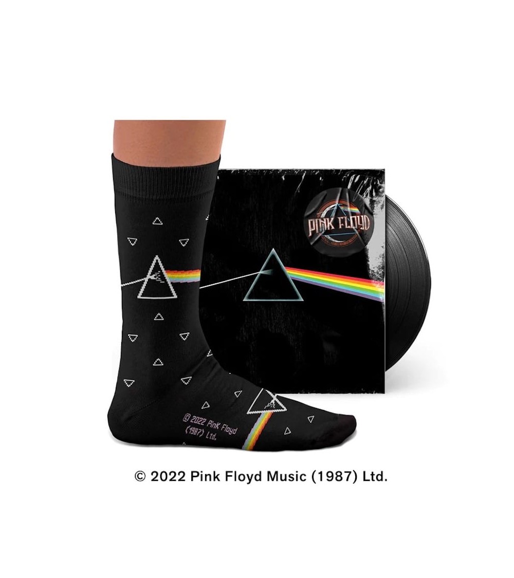 Dark Side of the Moon - Chaussettes Sock affairs - Music collection jolies chausset pour homme femme fantaisie drole originales