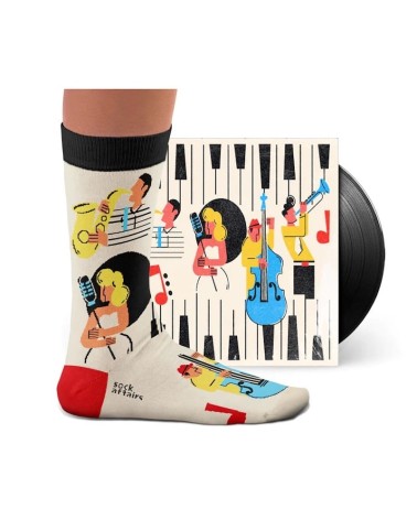 Jazz It Up - Chaussettes Sock affairs - Music collection jolies chausset pour homme femme fantaisie drole originales