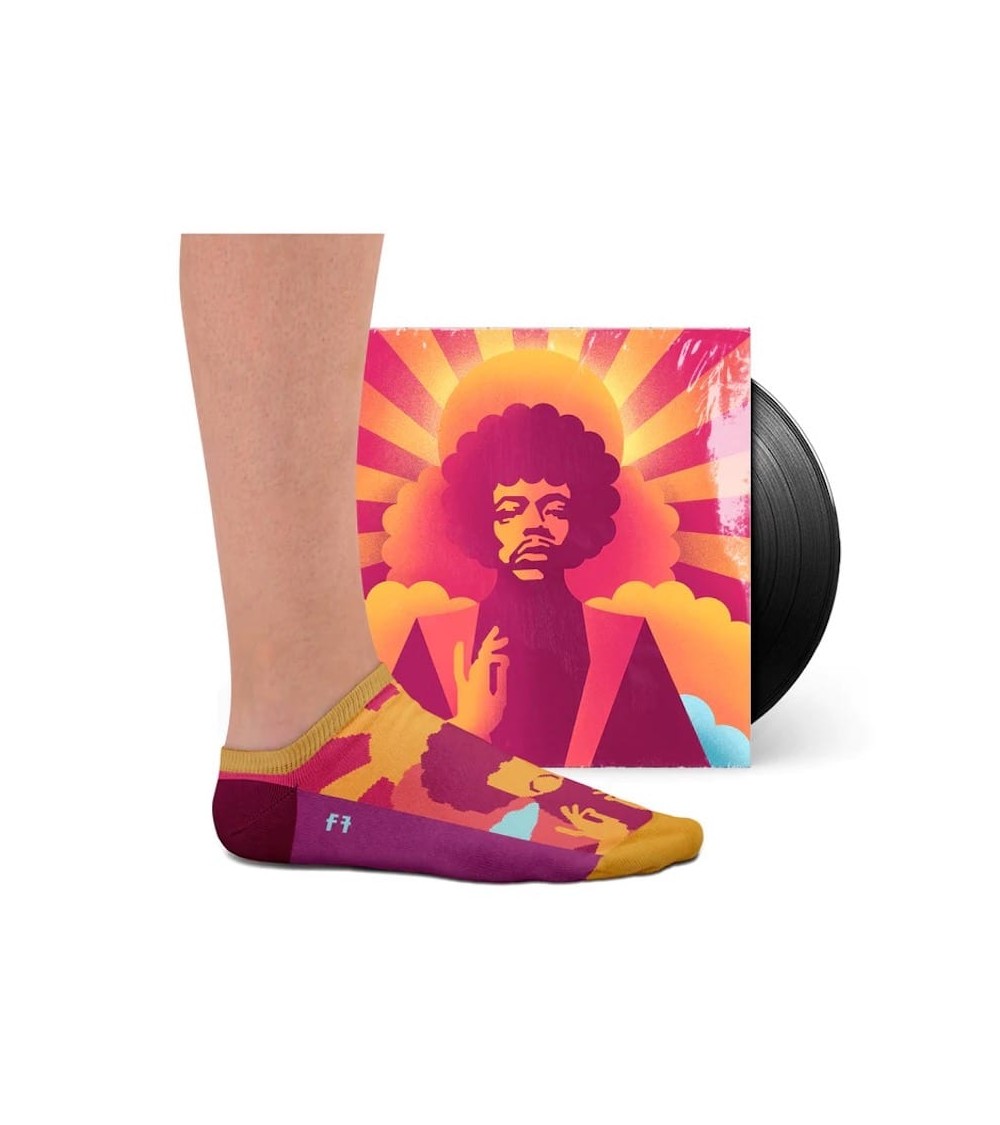 Trippy Guitars - Low Socks Sock affairs - Music collection funny crazy cute cool best pop socks for women men