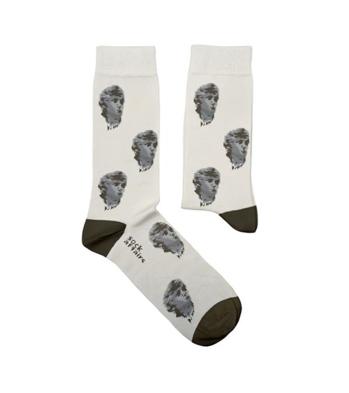 David de Michel-Ange - Chaussettes originales Curator Socks calendrier de l avent chaussettes jolies chausset pour homme femm...