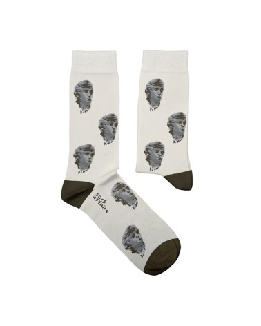 David de Michel-Ange - Chaussettes originales Curator Socks calendrier de l avent chaussettes jolies chausset pour homme femm...