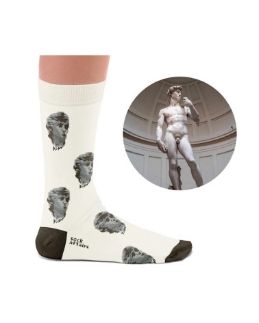 David di Michelangelo - Calzini Curator Socks calze da uomo per donna divertenti simpatici particolari